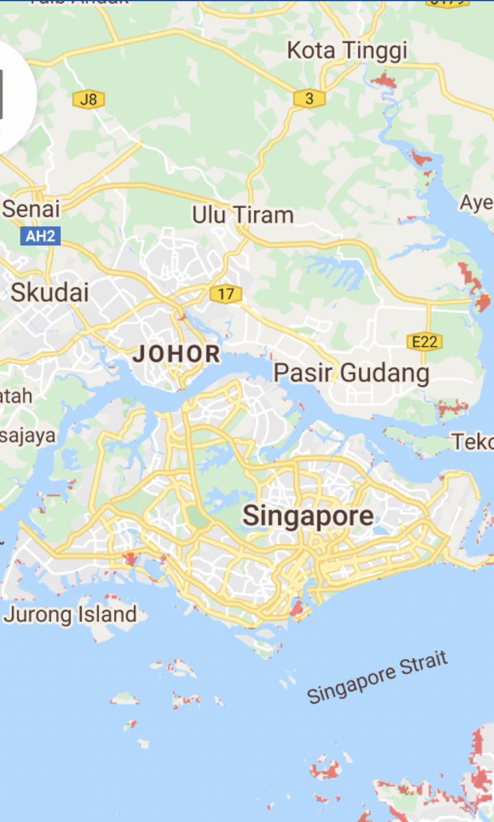 Guess what?Singapore masih utuh dek terlindung antara Malaysia dan Indonesia!Pehhh gerekkkk sehhhhh.