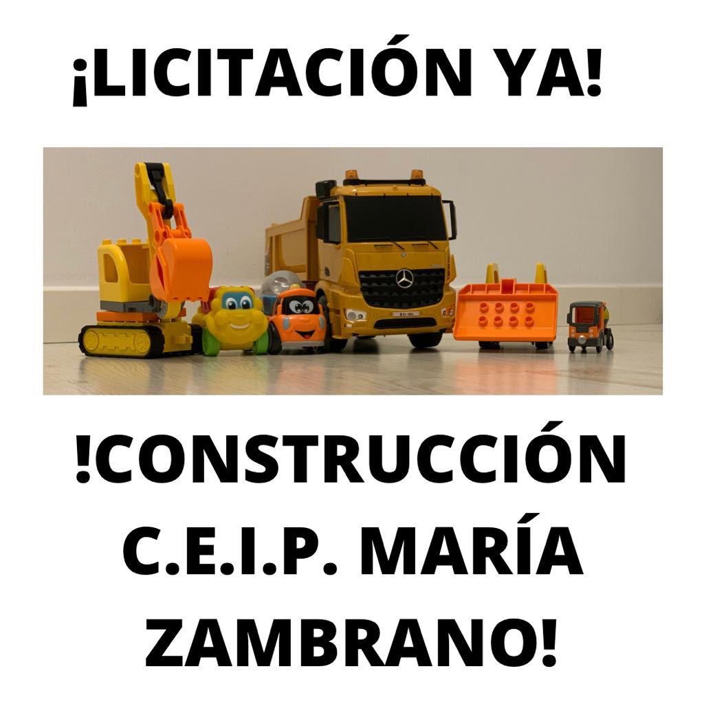 AMPACdelBosque's tweet photo. Necesitamos con urgencia la licitación de las obras del CEIP María Zambrano, o ¿qué ocurrirá al curso que viene @felipefaci @isabelcasbas ? https://t.co/Ebcr0beiIl