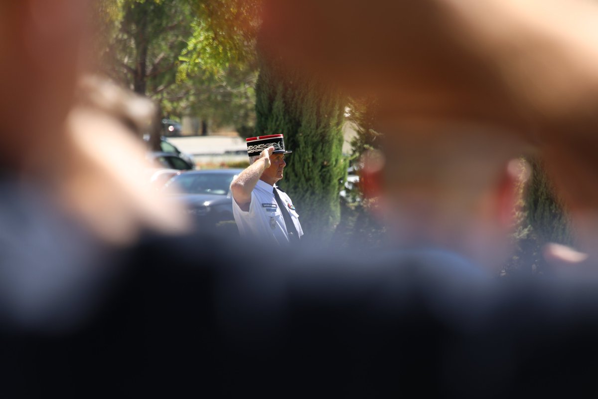 ENSOSP's tweet photo. Après un été studieux, chargé d'une #activité #opérationnelle conséquente, l'Ensosp fait sa #rentrée #pédagogique. Plus de 300 #officiers-élèves étaient présents lors de la #cérémonie des couleurs, aux côtés du personnel de l’École nationale et d'une délégation des  #ERIS https://t.co/cRi46rzv1v