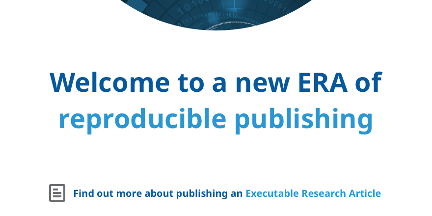From today, code can be an integral part of a paper published in eLife. Announcing the Executable Research Article, a new open format for research papers where code can be run directly in the browser elifesciences.org/labs/dc5acbde/…