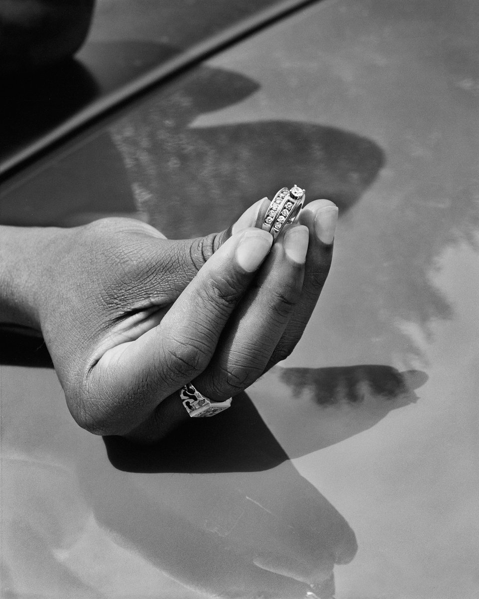Breonna Taylor’s Boyfriend, Kenneth Walker, Holding the Engagement Ring He Was About to Propose With to Bre, Louisville, Kentucky.Photograph by LaToya Ruby Frazier.  http://vntyfr.com/FbVGT9U 
