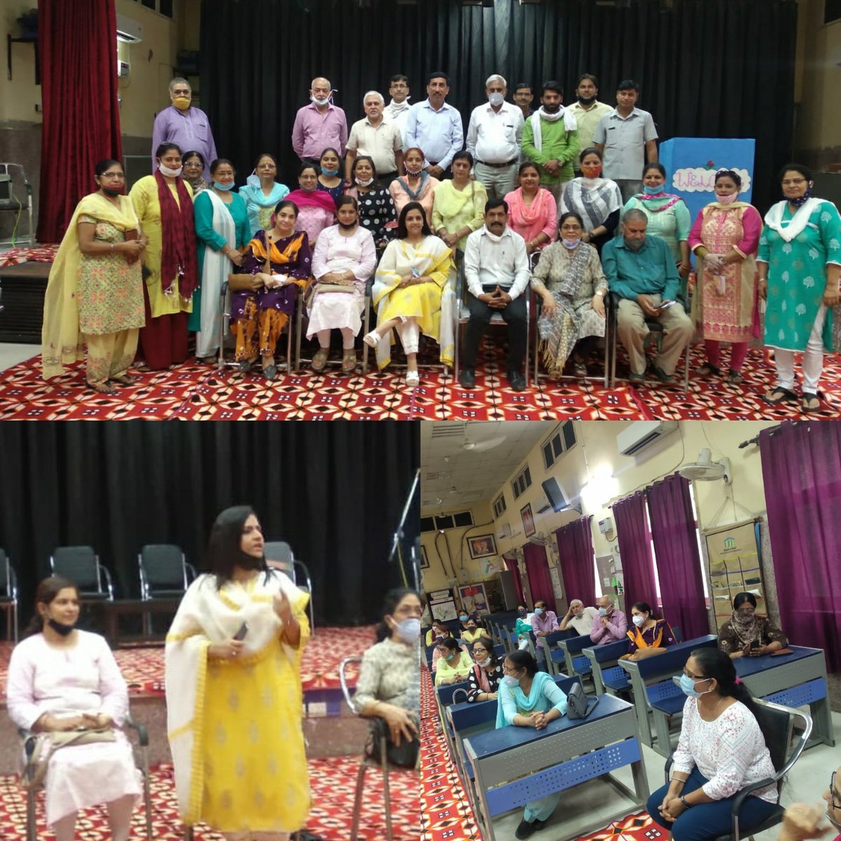 Seema_Gupta__'s tweet photo. Interractive session held with Trinagar and Shakurbasti #SMCTeam.
Interracted , shared best practice also discussed to think differently for the betterment of the parents and the students
With d vision of @msisodia @AtishiAAP @DelhiSMC is touching new heights . https://t.co/C9Esfu9cXE