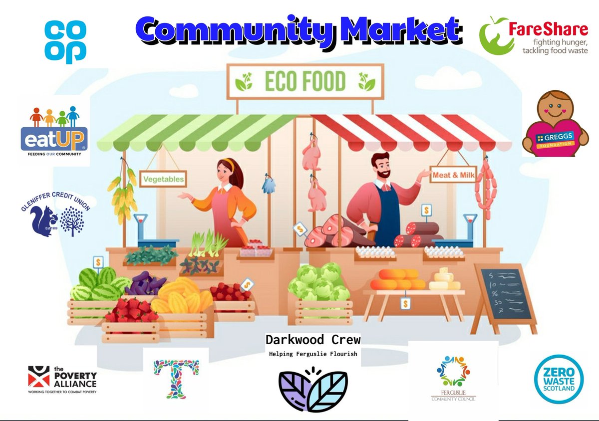 CrewDarkwood's tweet photo. Do you own or know a local business who often has surplus food and would like to join us as we tackle #FoodInsecurity &amp; #IsolationAndLoneliness at our weekly #CommunityMarket? DM us if you'd like to get involved. Thank you in advance. #ZeroWaste https://t.co/icDRQJGm2D