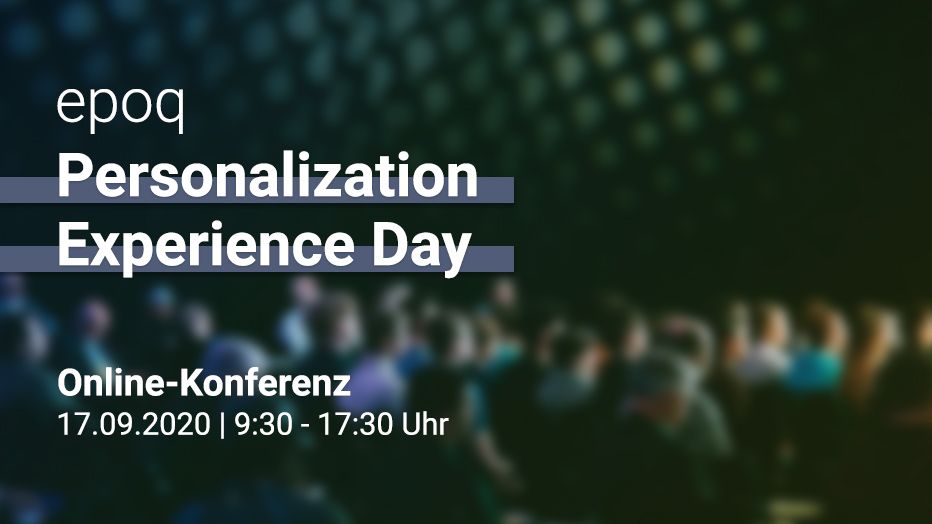epoq_de's tweet image. Sei auf dem epoq Personalization Experience Day am 17. September dabei und tauche gemeinsam mit Branchenexperten und erfolgreichen Shopbetreibern in die Welt der Personalisierung ein. 
Melde dich jetzt an! 👉🏽 bit.ly/tsPXD

#epoqPXD #ecommerce #onlinehandel