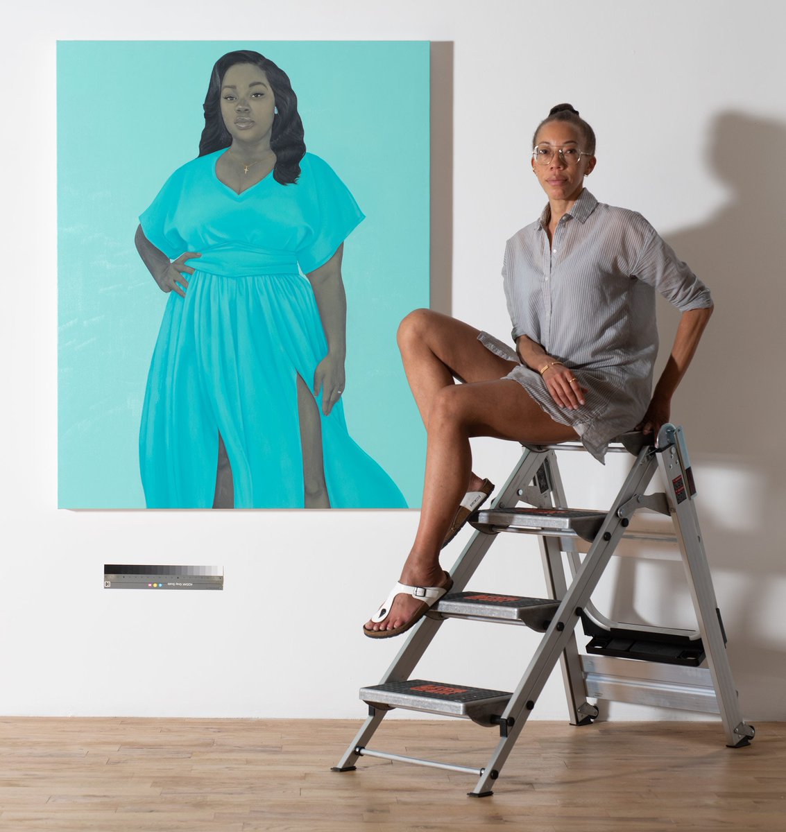 Painter Amy Sherald on making Breonna Taylor's portrait: "Producing this image keeps Breonna alive forever." http://vntyfr.com/wGGXeru 
