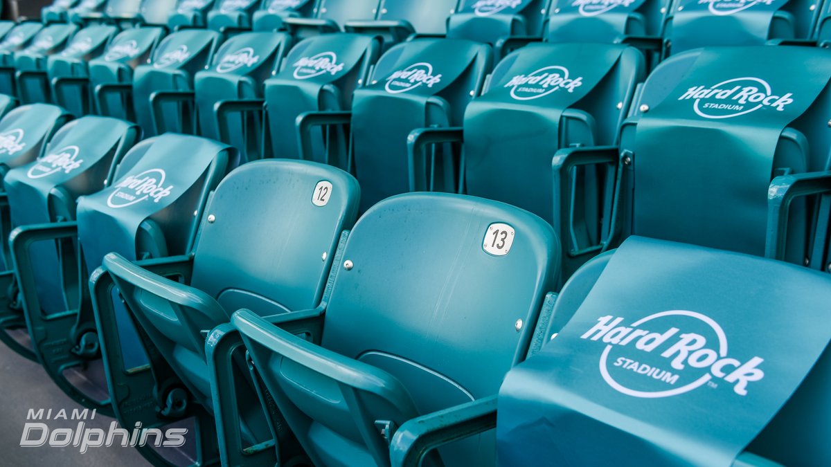 To ensure social distancing in the seating bowl,  @HardRockStadium now has socially distanced seating clusters.