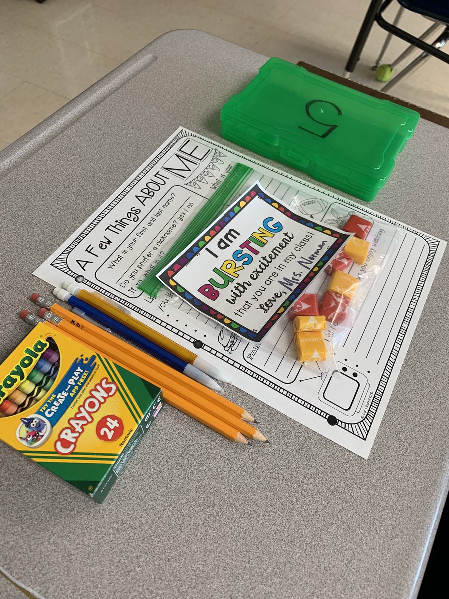 MrsNorman604's tweet photo. I’m ready - desks are ready - let’s have an awesome school year! #isdstrong #weareblackburn https://t.co/RZ1ePLjimx