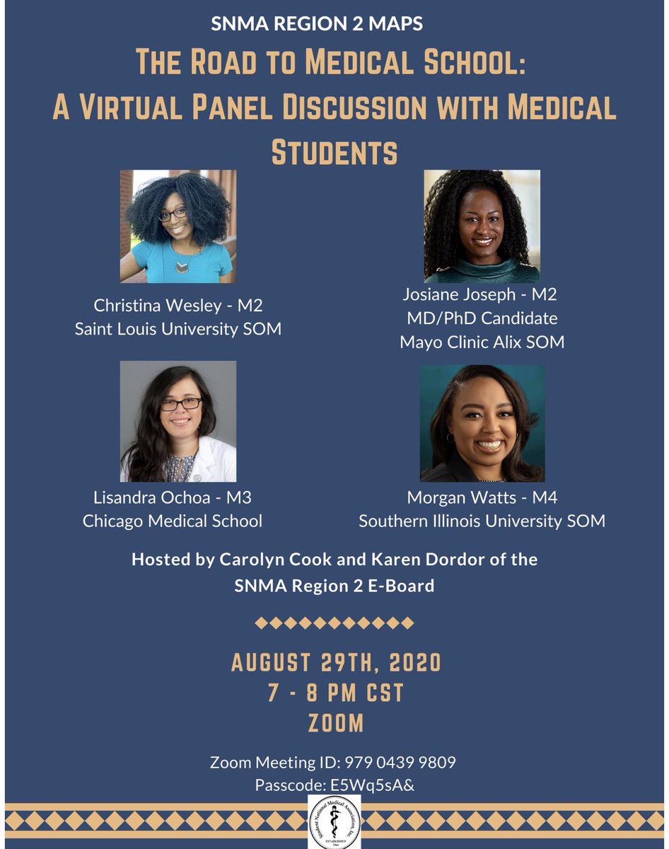 M0medicine's tweet image. Attention #premeds !!! Tune in this Saturday night and chat with us about our med school journeys ☺️ @SNMA @SNMA_MAPS Can’t wait! 

#snma #MedStudentTwitter #premedtwitter