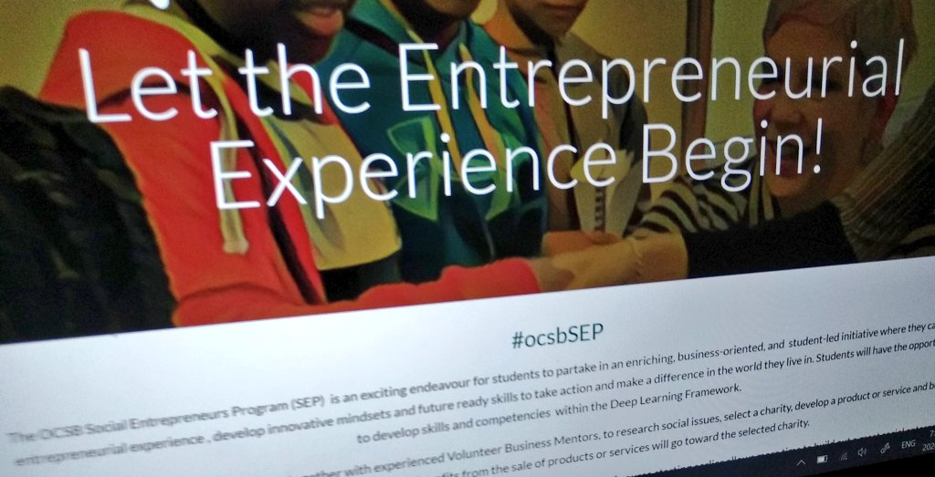 Had a great session on Thursday learning about the Social Entrepreneurial Program! The way the program engages learners across the curriculum, Deep Learning, Global Competencies, Catholic Graduate Expectations and more is inspiring!  #ocsbSEP #ocsbSummerInstitutes @StPhilipOCSB