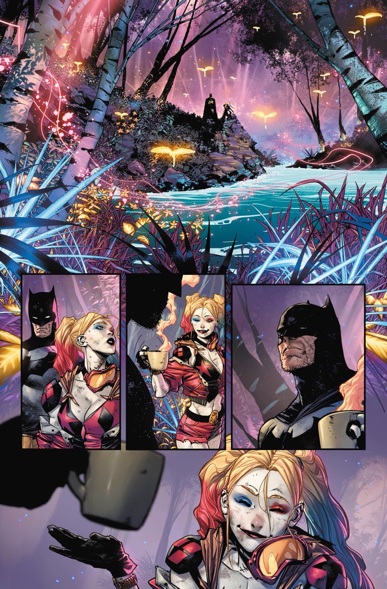 paradise? not exactly.. #batman #97 #harley 
colors by great @tomeu_morey 