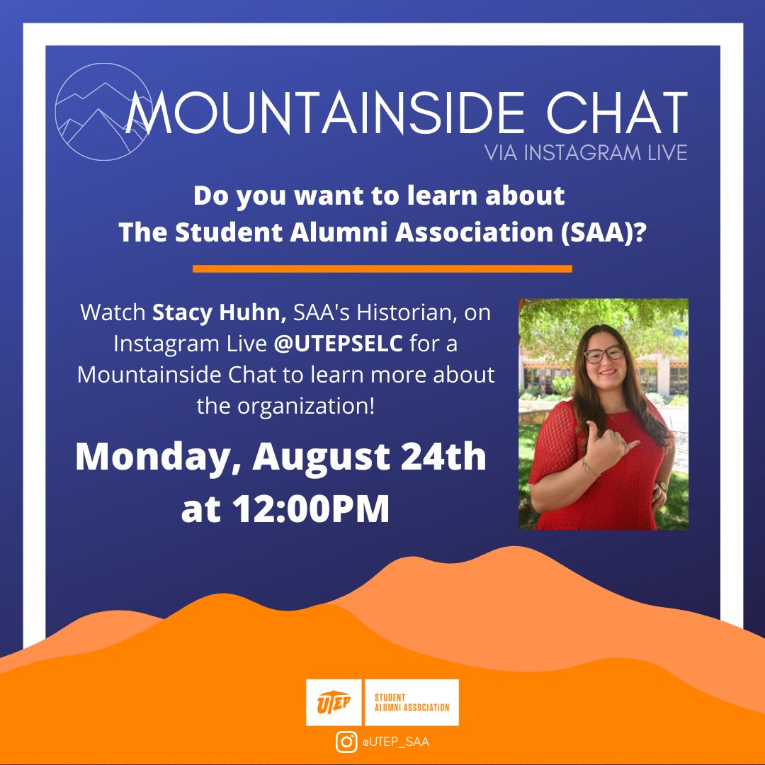 UTEP_SAA's tweet photo. Go onto Instagram to see the Live today at 12! https://t.co/n13vYigE8u