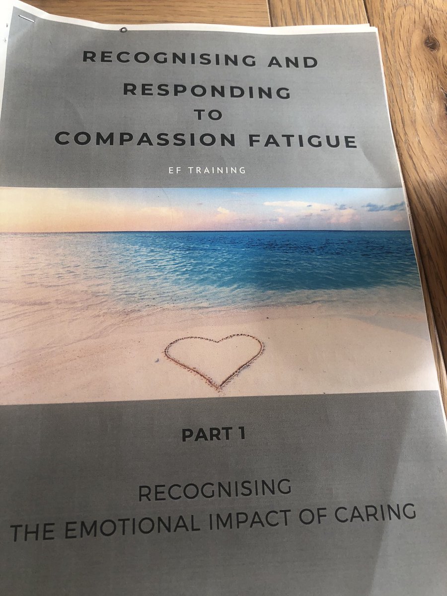 Excellent study day today #self care #recognisingcompassionfatigue wish this had been available years ago. #adaywellspent <a href="/JanePickard9/">Jane Pickard 💙</a> <a href="/JaniceBrown9/">Janice Brown</a> @UHLfox