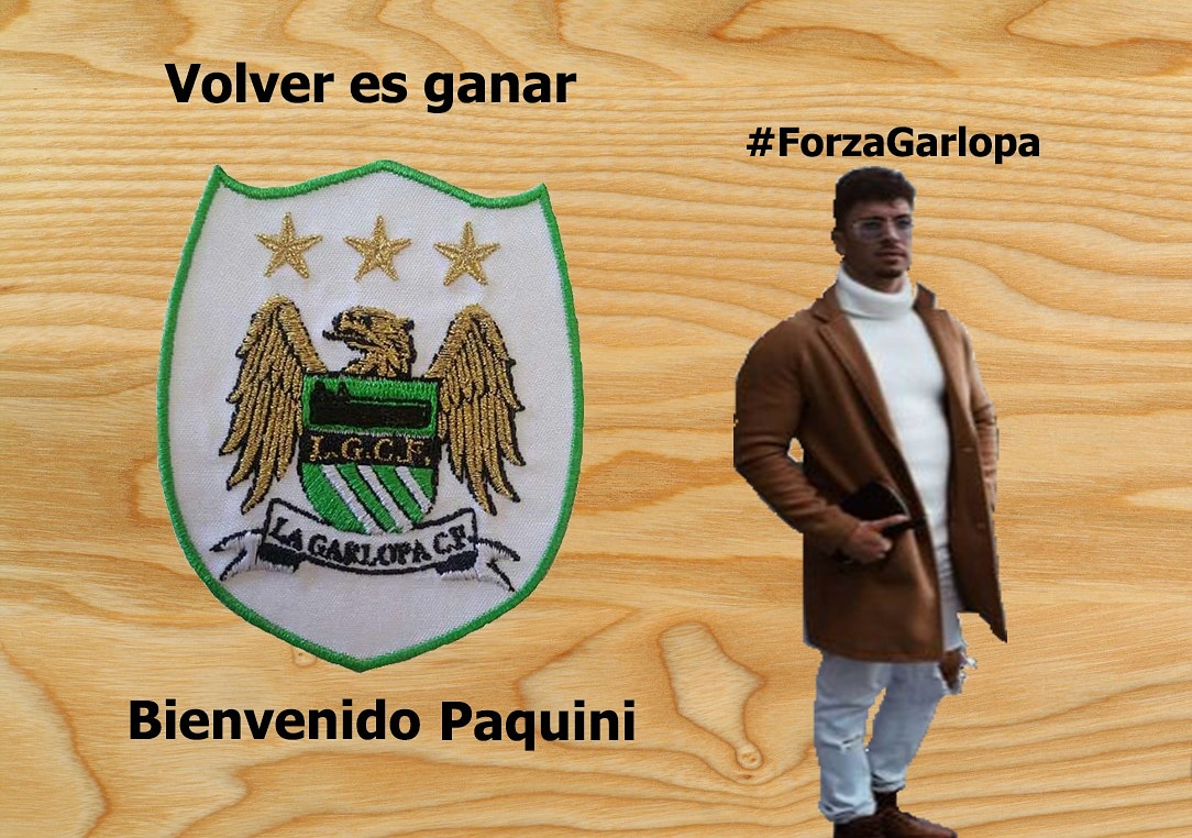 lagarlopacf's tweet photo. OFICIAL.

Paquini refuerza el ataque del equipo, futbolista criado en las mejores canteras de nuestra ciudad aterriza en nuestra entidad en busca de éxitos.

BIENVENIDO PAQUINI 💚

#ForzaGarlopa https://t.co/2xEQ3rhO1q