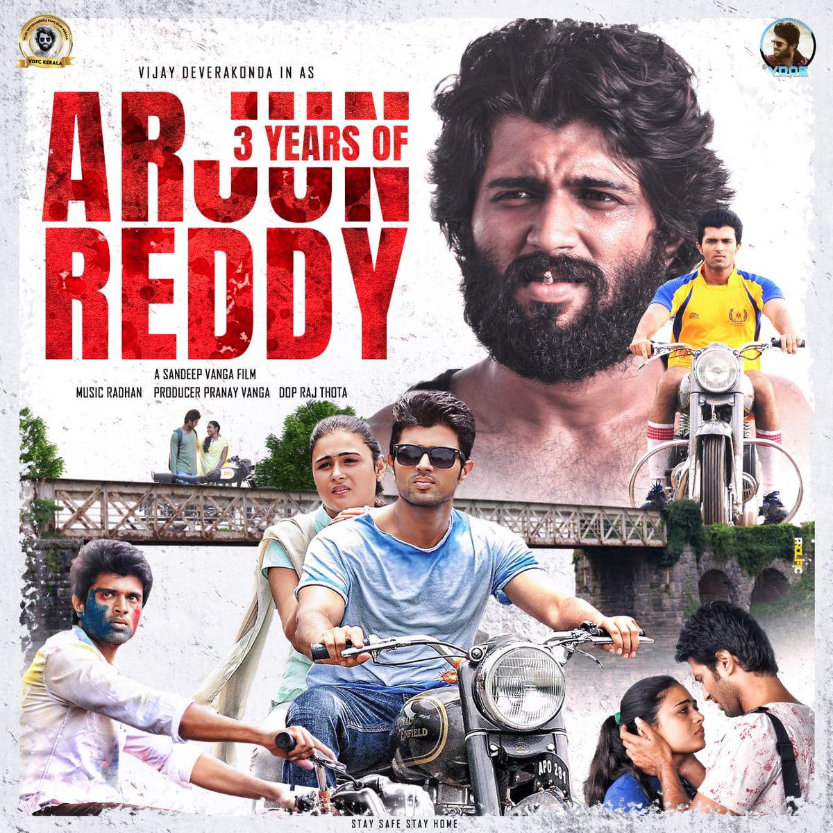 mfwaikerala's tweet photo. Happy to Launch Kerala's Official  Special CDP for the 3rd Year Anniversary of Arjun Reddy !! 

▪️ @VDFCKERALA
▪️ @VdoeOfficial

#3YearsForArjunReddyMania https://t.co/kSQMLiAlos