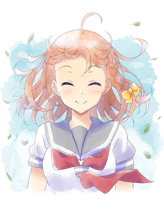 アナログ水彩風千歌ちゃん 