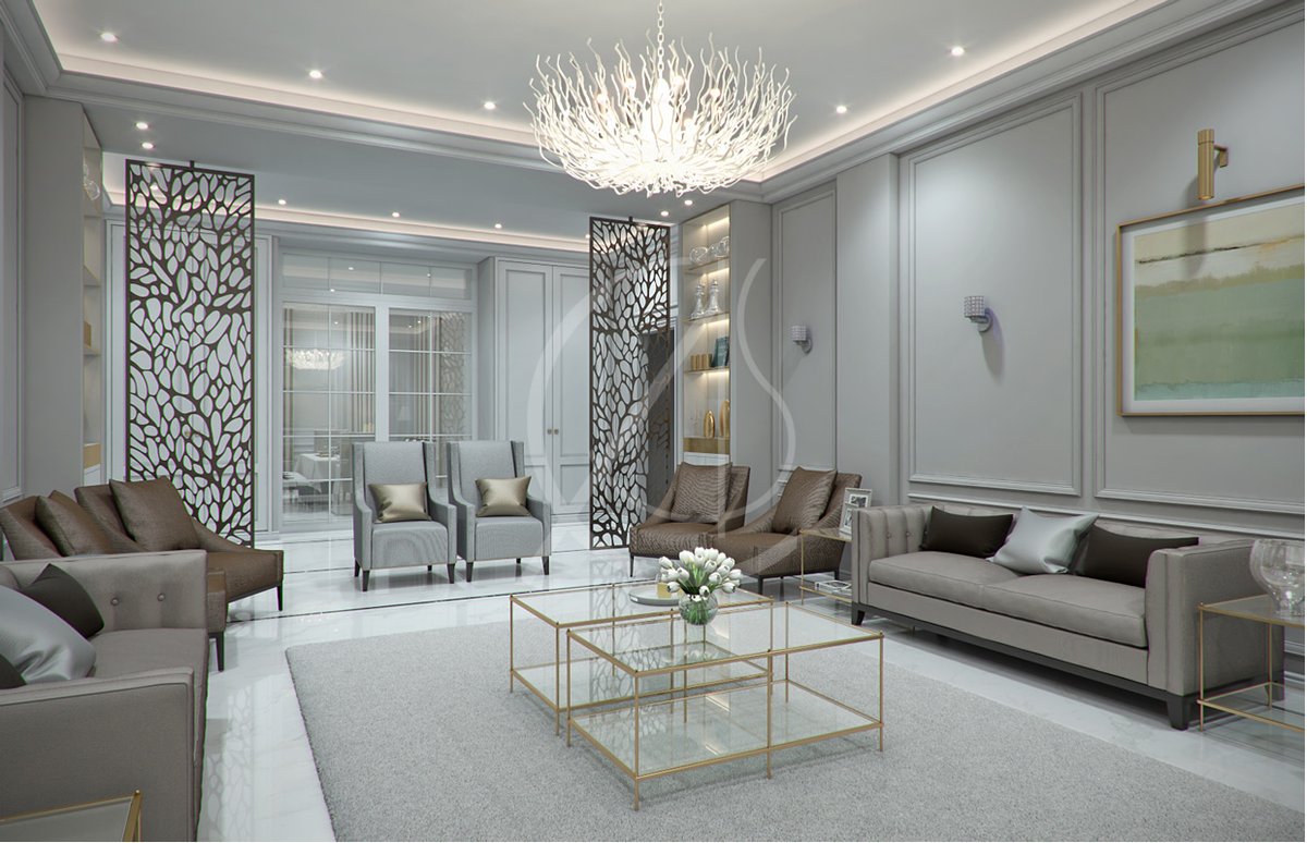 LauraSalman1's tweet image. Modern Classic Interior Design #interiordesign #SaudiArabia comelite-arch.com/portfolio/mode…