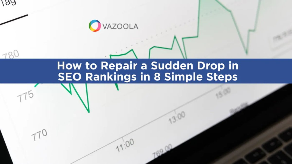 How to Repair a Sudden Drop in SEO Rankings in 8 Simple Steps vazoola.com/resources/arti… RT <a href="/VazoolaMedia/">Vazoola</a>