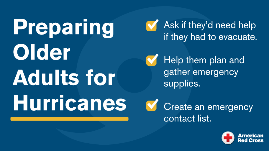 Let's all look out for the older adults in our lives, neighborhoods and communities. A small gesture could have a big impact on helping everyone stay safe and prepared.