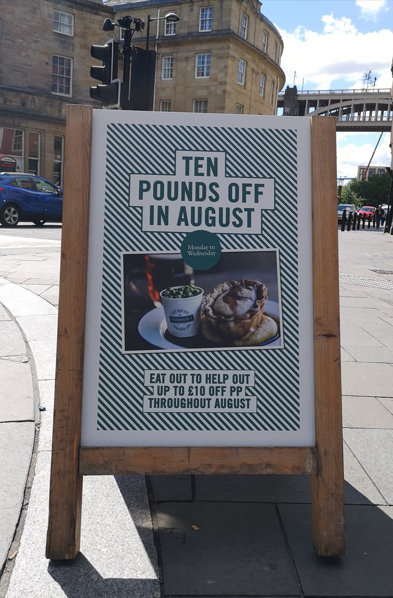 Pie aye man! #EatOutToHelpOut