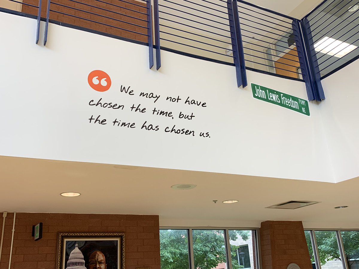 DrEmilyAMassey's tweet image. Day One for this NEW PRINCIPAL and he is doing an amazing job! Go Principal Garner @JLIAPRIDE and the @JLewisInvictus The tributes to John Lewis are amazing! 😍@Rep johnlewis @apsupdate @ericalongatl @DrLisaHerring @PrincipalDynami