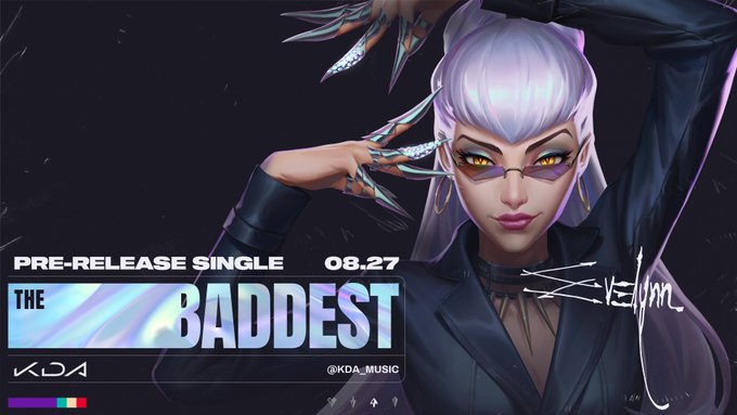 Evelynn en el comeback de K/DA