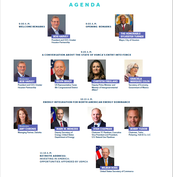 TexasInMexico's tweet photo. Join us on Tuesday, September 1 at the @GHPartnership   #USMCADay, and gain valuable insight on the newly established U.S.–Mexico–Canada Agreement and its effect on global supply chains and foreign policy. https://t.co/a5mVrYzEpv  #USMCADay #AGreaterHOU https://t.co/JReYkDg7HO