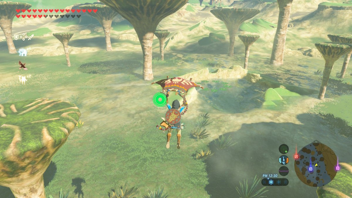 さゆぬ 雷の台地周辺の変な物って樹木だったのか ヒノックスが武器にするのを見るまで想像もしなかった ゼルダの伝説 Breathofthewild Nintendoswitch