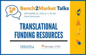 “Translational Funding Sources: Bench2Market Talks” buff.ly/2CT6QF9 @Biolocity