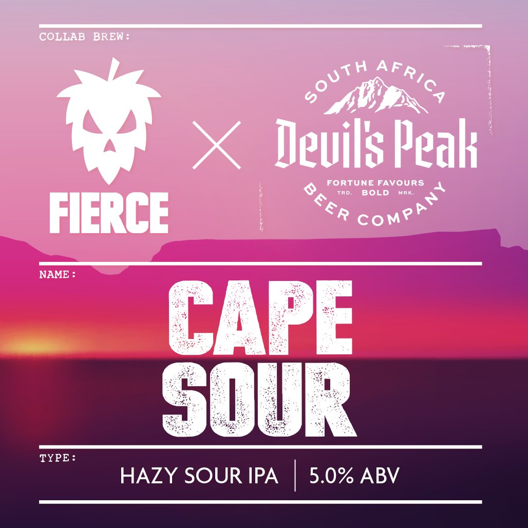 FermentHQ's tweet image. @fiercebeer and @DevilsPeakBeer collaborated on an exclusive for Beer52; Cape Sour. A hazy sour IPA bringing two South African hops to the UK - Southern Passion and African Queen 👉 beer52.com/ferment 🏴󠁧󠁢󠁳󠁣󠁴󠁿🇿🇦
#hopexplorers #fiercebeer #devilspeak #southafricanhops