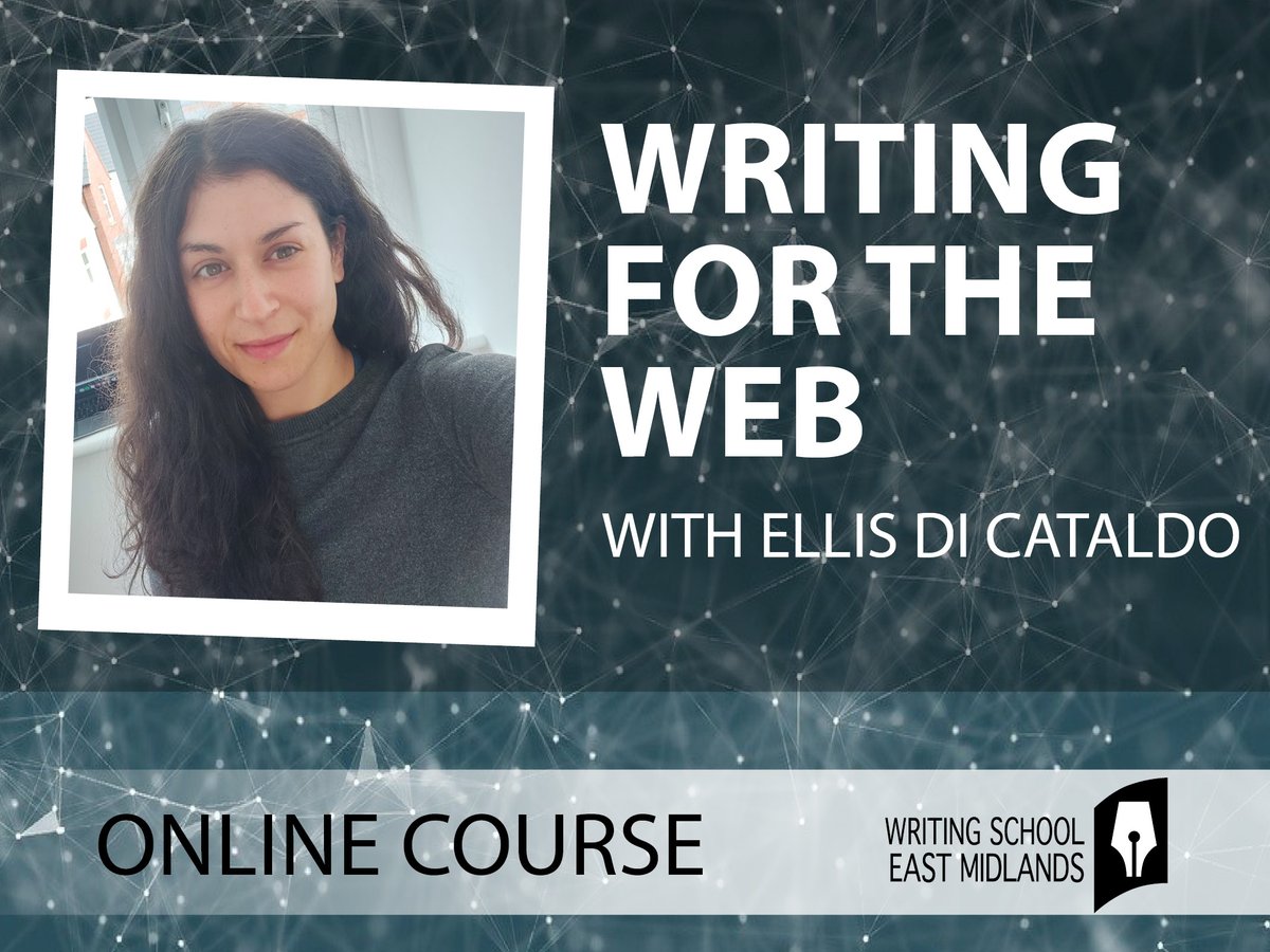 Just over a week until this 3-week course looking at Writing for the Web.

Learn how to plan content that captures your audience’s attention; craft copy in a number of different voices &amp; measure the success of your work.

Wed evenings, 7-8pm, via zoom

writingschooleastmidlands.co.uk/product/writin…