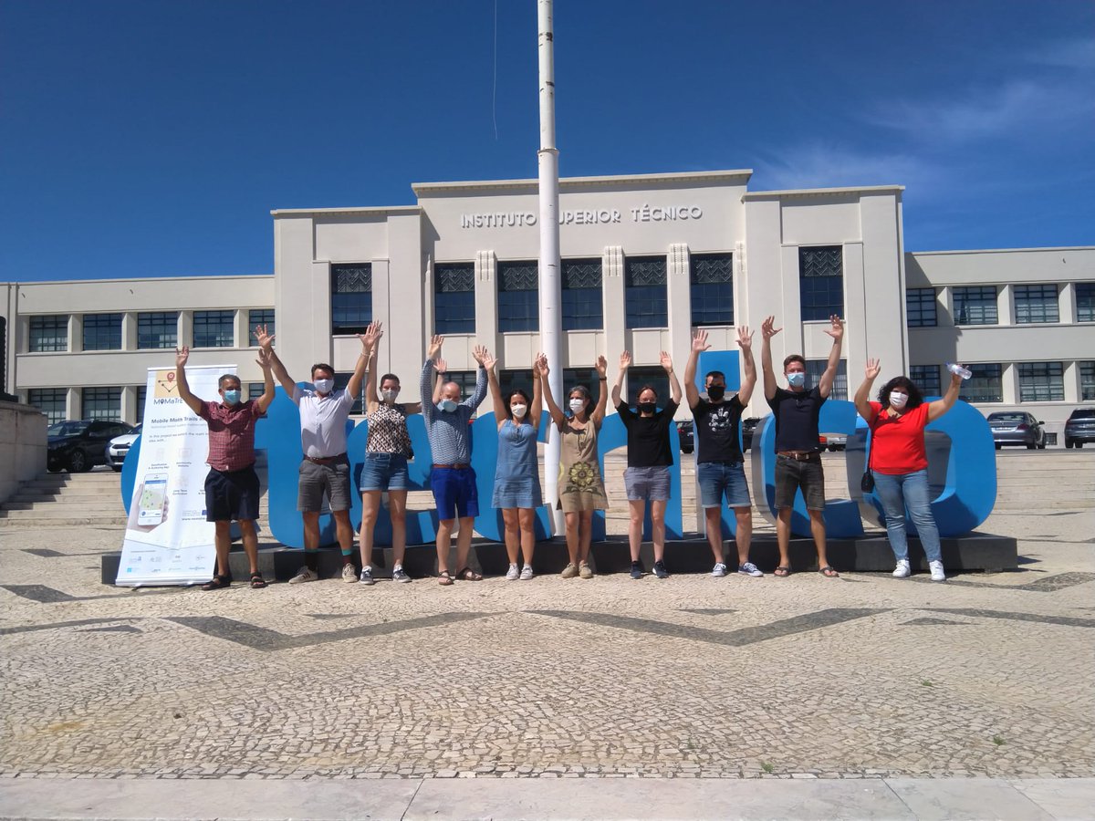 mathcitymap's tweet image. The group photo of our final #MoMaTrE meeting in #Lisbon! 
#mathcitymap #mathtrail #iteachmath #twitterlehrerzimmer @Erasmus_Project @Erasmus_DAAD