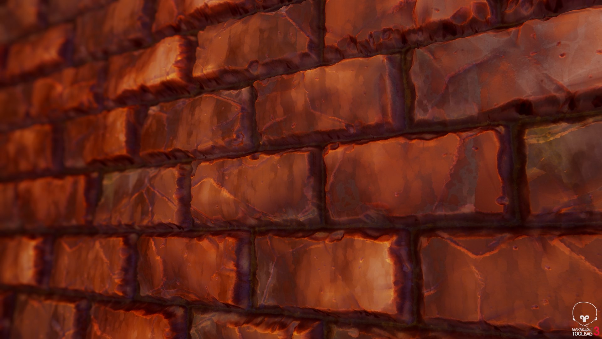 ピーキー Stylized Mossy Bricks完成しましたので Boothに出しました スタイライズドな煉瓦のマテリアルと 入力マテリアルに苔を生やすジェネレータのセットです T Co F47eheix6b Substancedesinger Madewithsubstance T Co