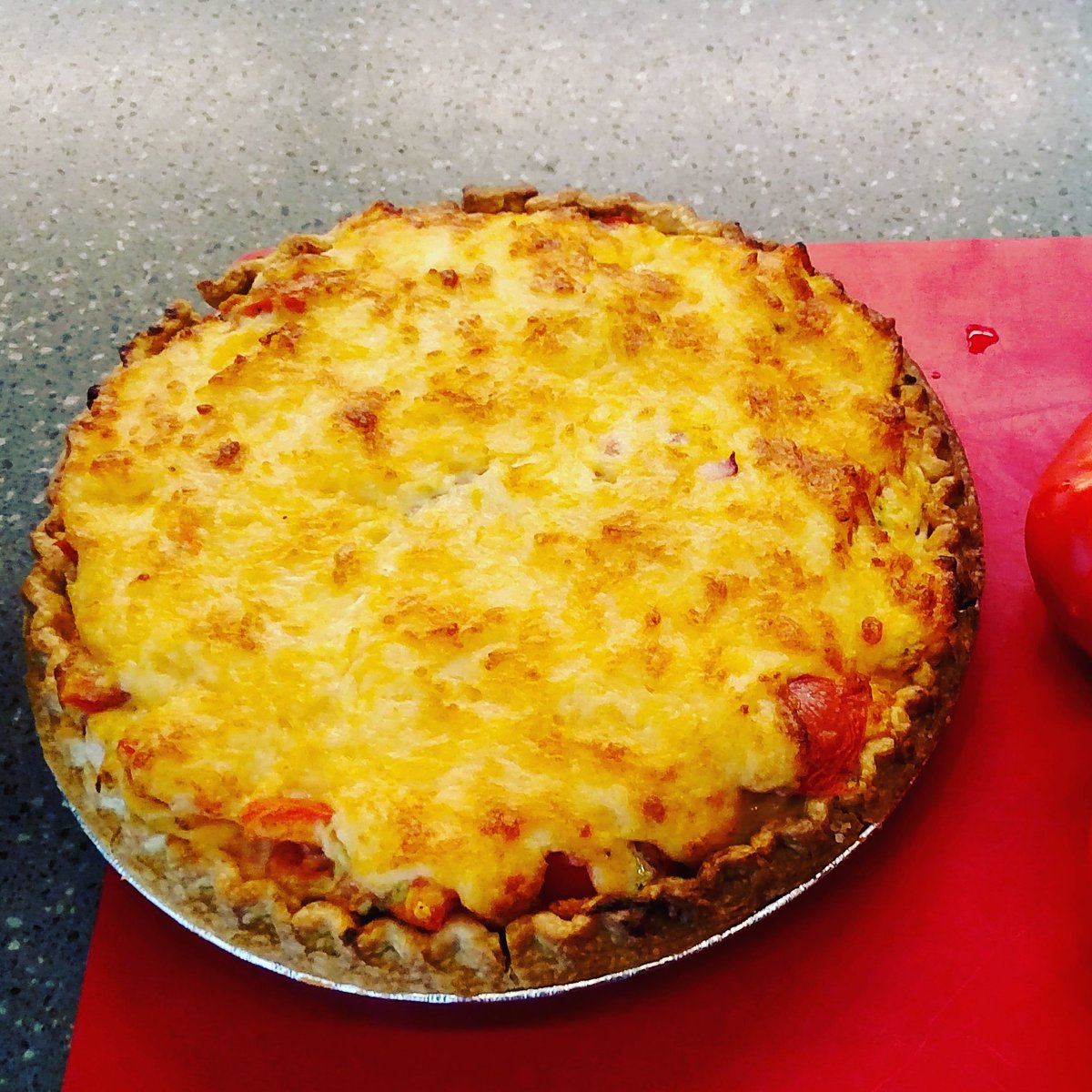 MindyBsDeli's tweet photo. Need a Tomato Pie fix? Call by noon to reserve your whole pie for next day pick up. https://t.co/rwujGFV7pr