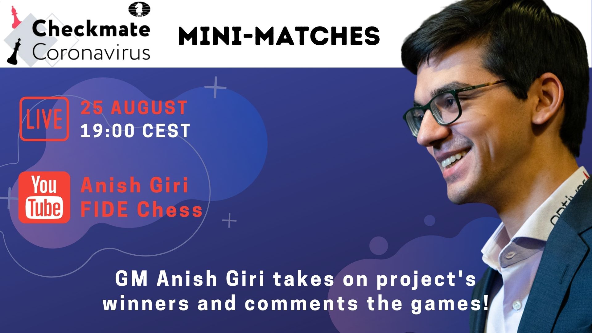 Anish Giri on X: Gonna draw the prizes tomorrow. Comments disabled. 🤫 Do  like and retweet. @CheckmateCOVID @FIDE_chess  / X