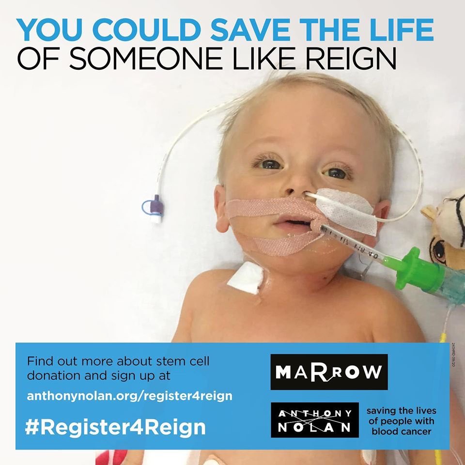 googleplex1001's tweet image. Baby Reign desperately needs a stem cell transplant to give him the best chance of survival. If you’re aged between 16 and 30 and in good health, join the @AnthonyNolan stem cell register at anthonynolan.org/birminghammarr… #Register4Reign #WithoutYou #ThereIsNoCure #TogetherWeCan