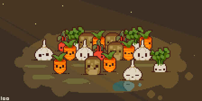 loopixelart's tweet image. A #set of #RootVegetables (32x32 or less per veggie) for #pixel_dailies @Pixel_Dailies  #ドット絵 #pixelart