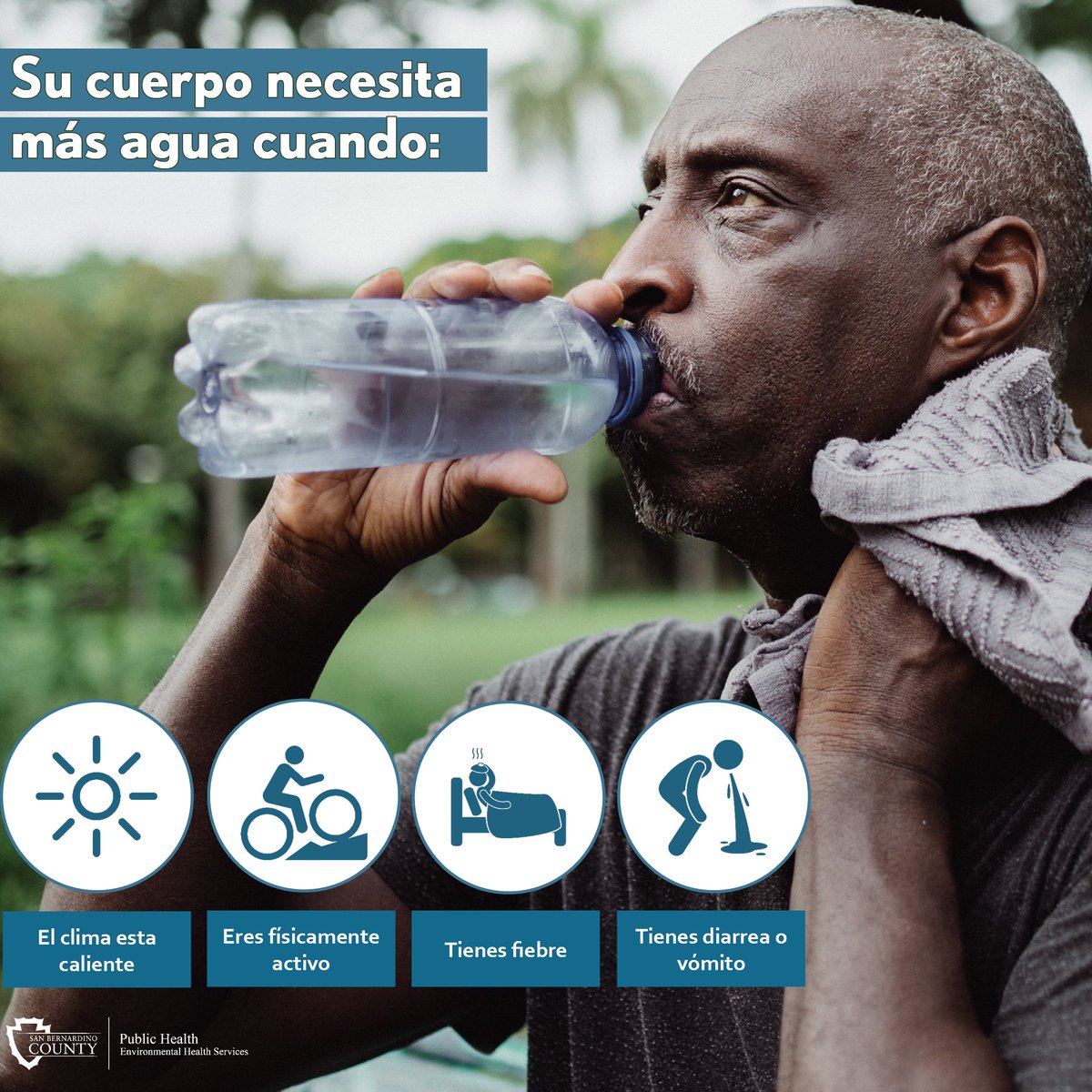 There are times when you'll need to hydrate more than usual, like when  you're physically active. Make sure to choose clean safe drinking water.  Water helps your body keep your temperature normal
