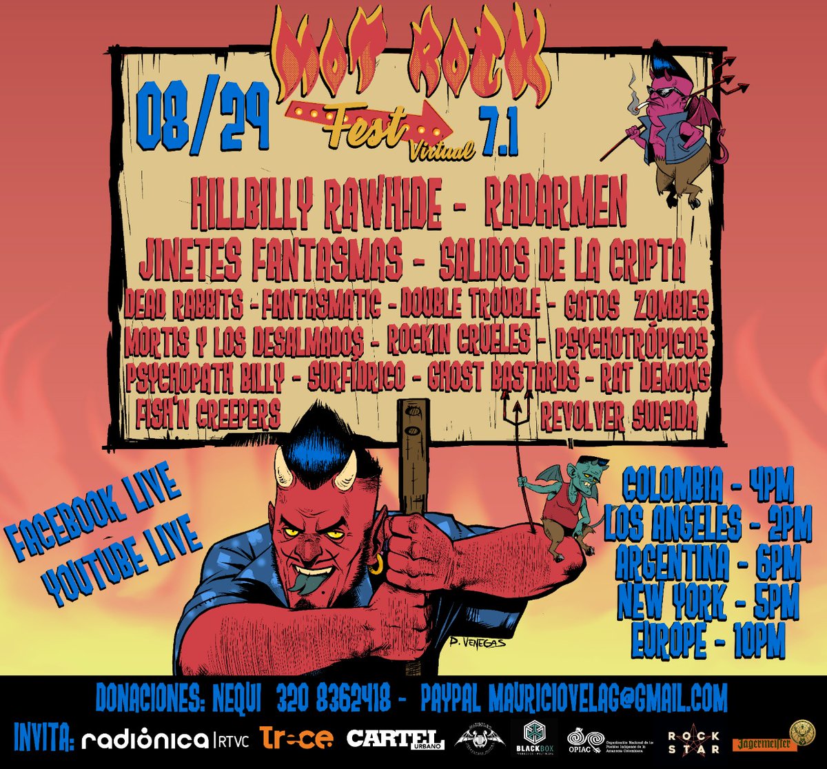 Comunicado de prensa del 🔥💥Hot Rock Fest Colombia 7.1 Edición Virtual💥🔥 - mailchi.mp/1650da233578/h…
