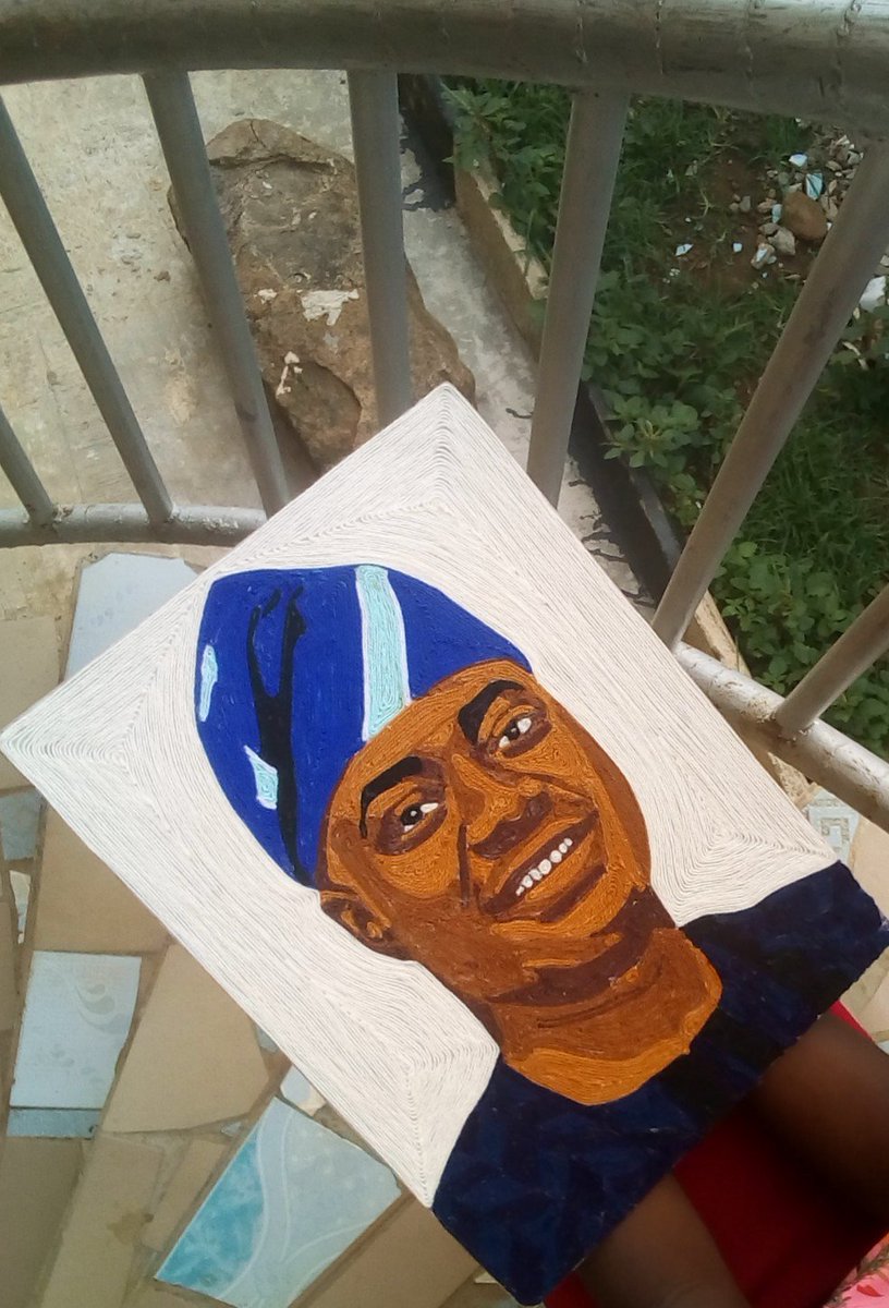 AlaoRuth2's tweet photo. Finished portrait of his Excellency, the executive Governor of Oyo State made with wool.
#textile #madewithwool #YarnDesignsIt #CocozzyDidIt https://t.co/sGK3KxXyB7