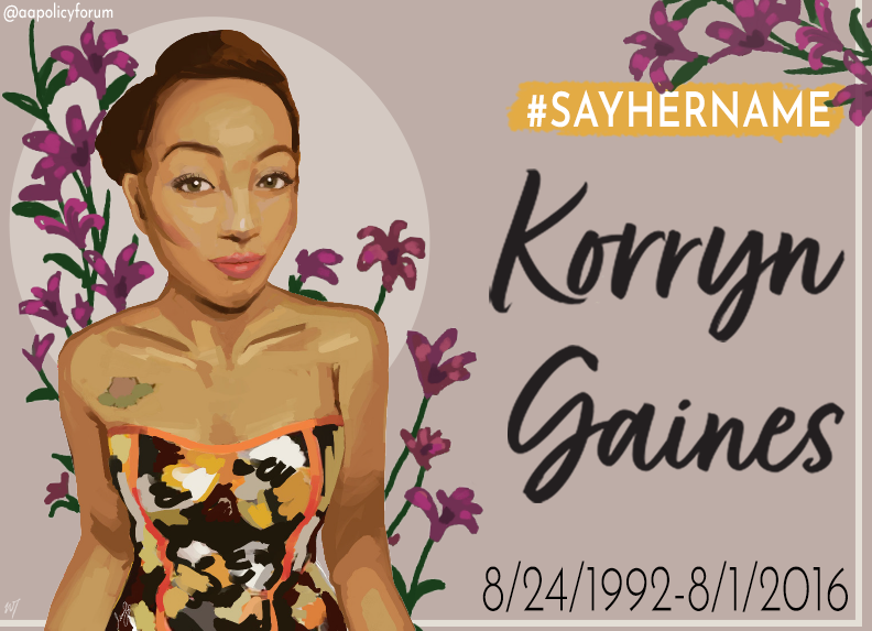 IMKC_podcast's tweet photo. Korryn Gaines should be celebrating her 28th birthday today #SayHerName https://t.co/bNX1uFXLZQ