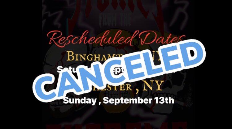 TheWholeFNtruth's tweet photo. UPDATED: New York Shows CANCELED https://t.co/g6lMkx7jfB