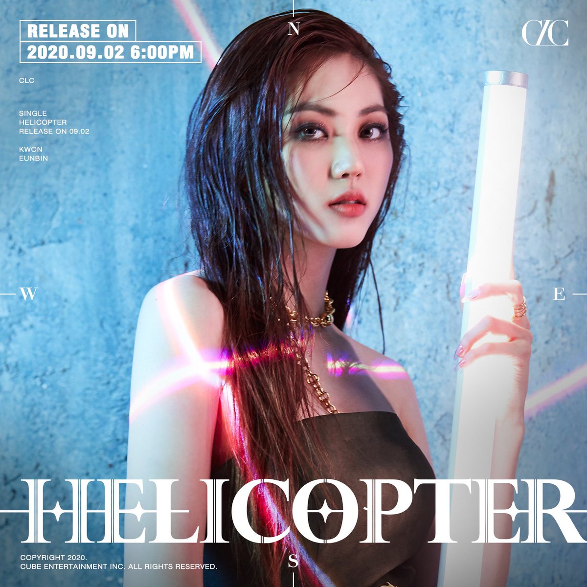 #CLC Single
[HELICOPTER]
Concept Image #1💥

2020.09.02. 18:00 (KST)

#씨엘씨 #Comeback
#권은빈 #KWON_EUNBIN
#CLC_HELICOPTER #HELICOPTER