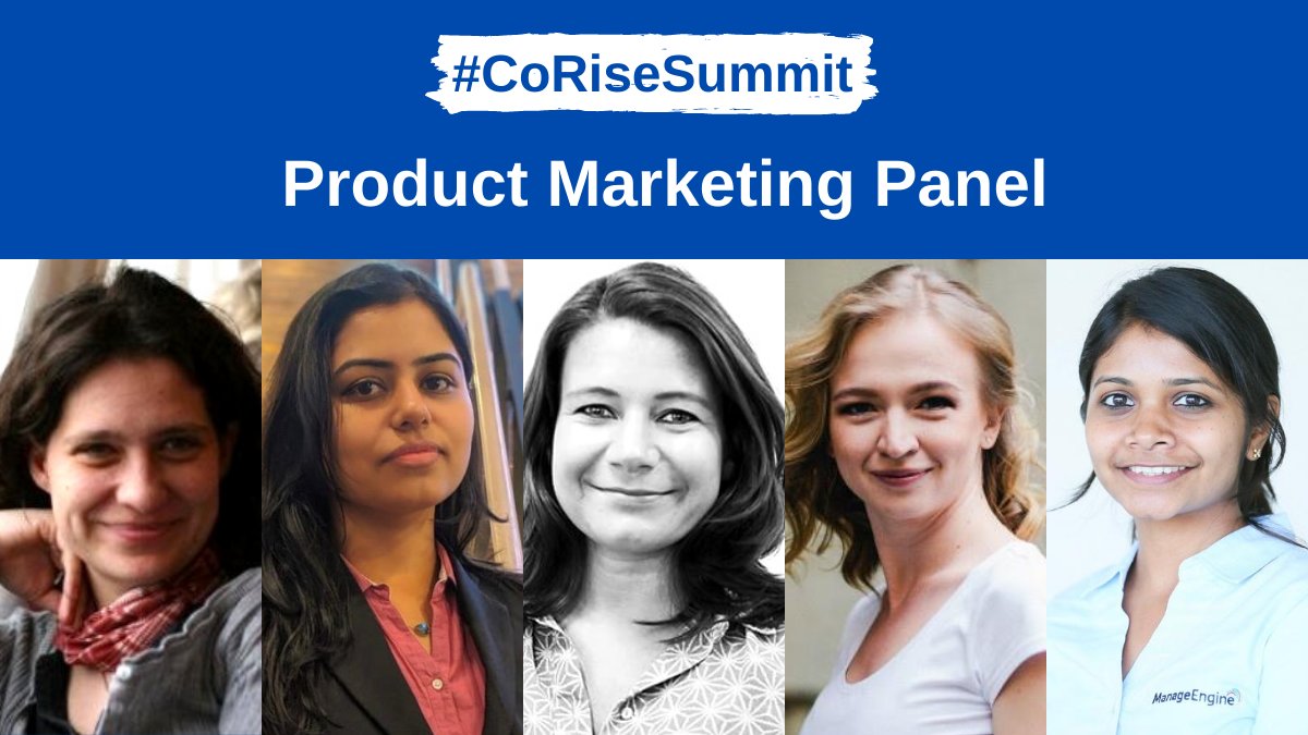 jatin10's tweet photo. Product Marketing Panel at #CoRiseSummit.

🗓️Aug 27th, Thursday

🎙️@KateFairhurst(@GrowthMinds)🇬🇧
🎙️@vjgoescandid(@zoho)🇮🇳
🎙️@startupanna(@elemental_ldn)🇸🇬
🎙️@yulia_india (MakeSuccess)🇮🇳
🎙️Vaishnavi (@chargebee)🇮🇳

Register at https://t.co/wGftCJ4LkE https://t.co/yoPbr4Msxh