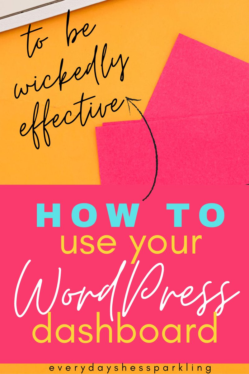 4 Ways to Use Your WordPress Dashboard to Be Wickedly Effective! everydayshessparkling.com/wordpress-dash… RT <a href="/EDSSparkling/">Sasha | Everyday She’s Sparkling 💻🍾</a>