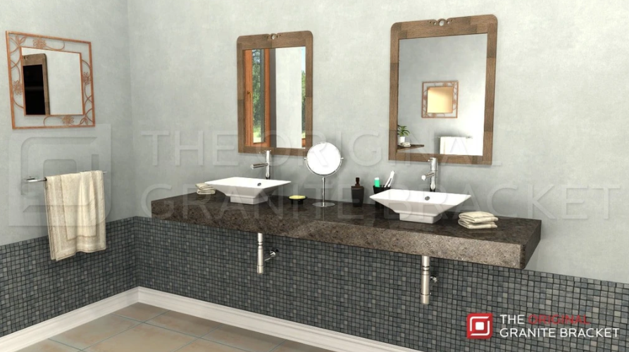 GraniteBracket's tweet photo. Ready to upgrade your bathroom? The "Free Hanging Shelf Bracket" is the perfect solution to float any countertop in your bathroom or home!
#coutertopsupport #countertopbracket #bathroomremodel https://t.co/eCzuCeDzyC
