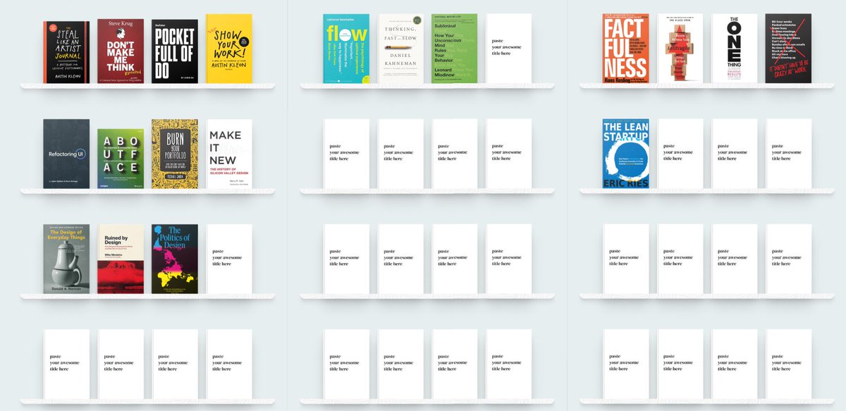 Just added 3 books to this beautiful collaborative library growing inside a <a href="/figmadesign/">figmadesign</a> file by <a href="/aligfx/">Ali.</a> 

Join us and drop your favorite titles.
figma.com/file/VDGKU2IYg…