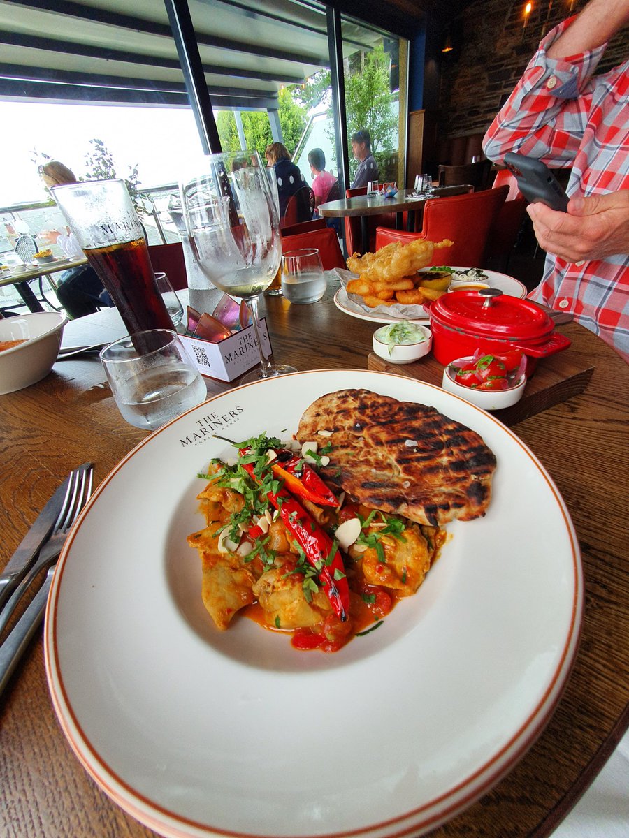 Beautiful food with <a href="/P17RHB/">Phil Bassett</a> <a href="/TheMarinersRock/">The Mariners, Rock</a> <a href="/PaulAinsw6rth/">The Ainsworth Collection</a> today 🙏thanks <a href="/Paul_Dodd14/">Paul Dodd</a> and your fantastic team, brilliant customer service as always! I'm sure Joe broke your pasta record for 3 portions, starter, main and desert!!!🍝🥰