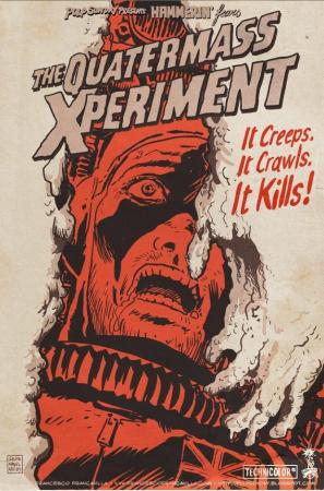 8. EL EXPERIMENTO DEL DR. QUATERMASS (1955)¡Que vienen los ingleses! Un cohete se estrella en la reentrada y el astronauta trae consigo a un 'pasajero' de terror lovecraftiano. Influencias de Sherlock Holmes y Frankenstein es este papá espiritual de Expediente X.