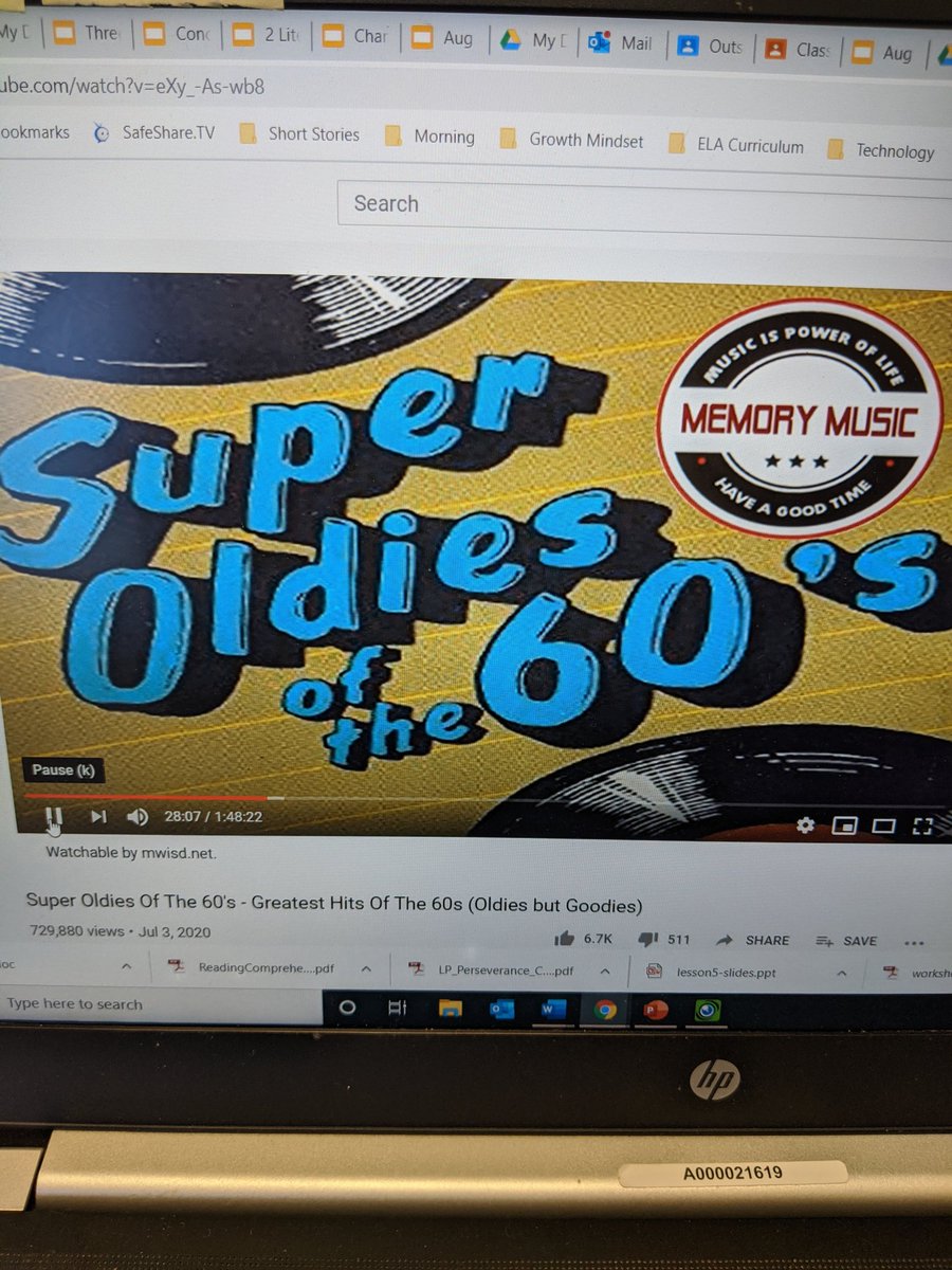 DJteaching's tweet image. What better station to listen to when you are introducing &quot;The Outsiders&quot;?  @se4realhinton @JoeyHobbs1 #mwisdmatters #ramstrong