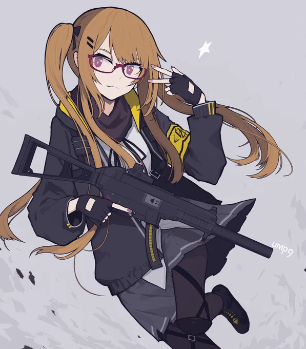 メガネUMP9!
#소녀전선 #ドルフロ #少女前線 #UMP9 